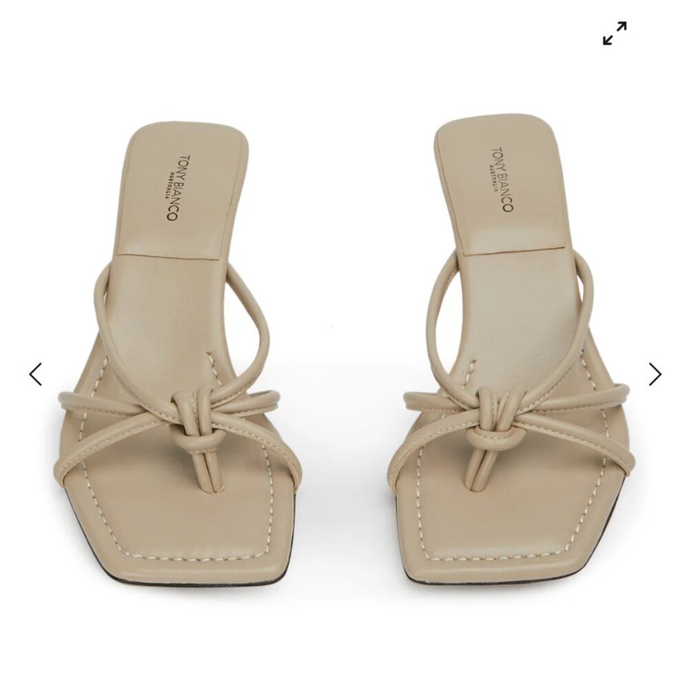 Tony Bianco Tuscany Stone Nappa Kitten Heels